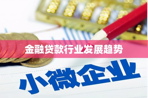 龙泉金融贷款行业发展趋势